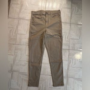 American Eagle Women’s Khaki Colored Super Hi-Rise Jegging Jeans